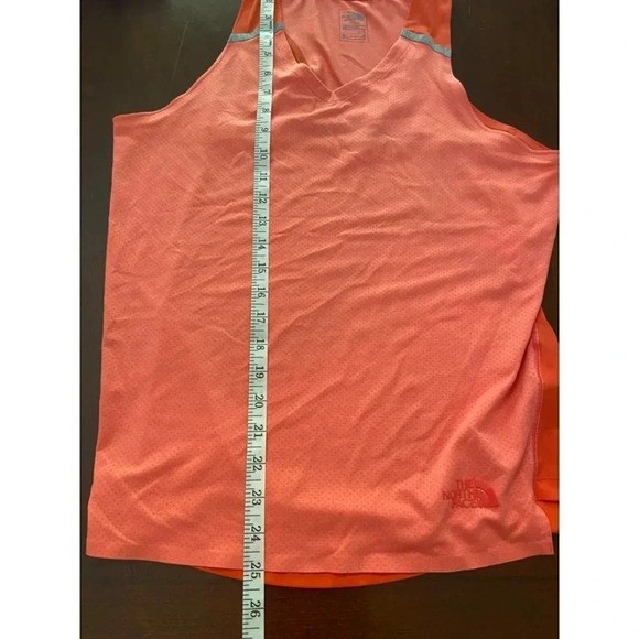 The North Face Large Flash Dry Mesh Racerback Tank in Coral & Gray - Picture 9 of 9